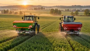 AMAZONE ZA-V 1400 Profis Tronic czy RAUCH AXIS M 30.2 EMC+W ISOBUS? Porównanie rozsiewaczy nawozów dla gospodarstw rolnych